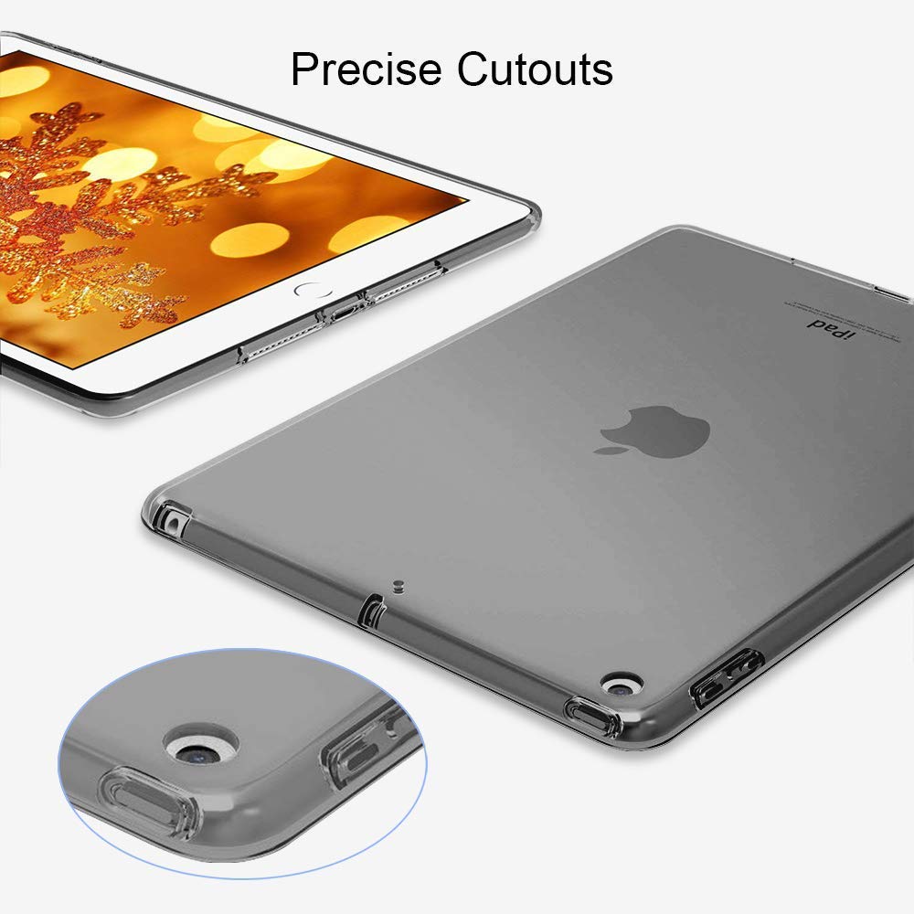 MOCA Soft Silicone TPU Back Cover case for iPad Air 2 A1566 A1567